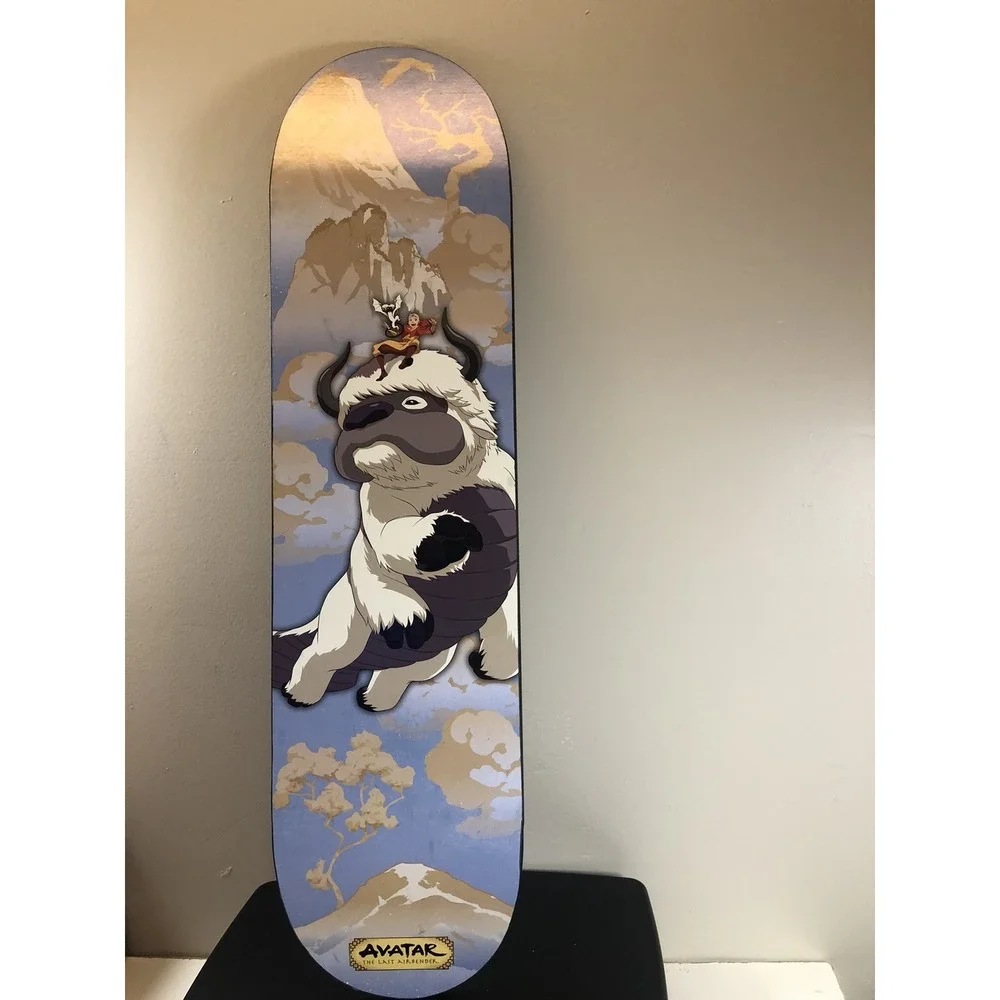 Avatar The Last Airbender Appa Skateboard Deck Wall Hanger Display‎ New